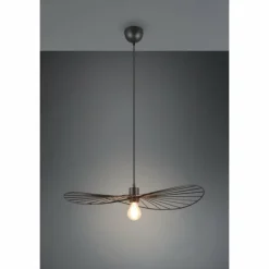 Luminaires Reality Suspensions|Suspension Reality CHAPEAU Noir, 1 lumière