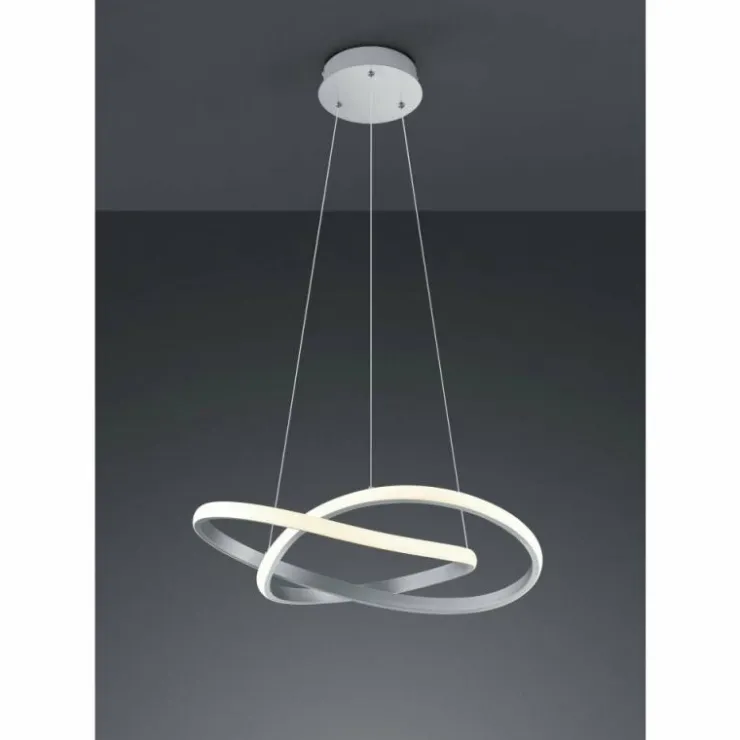 Luminaires Reality Éclairage Led|Suspension Reality COURSE LED Nickel mat, 1 lumière