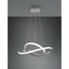 Luminaires Reality Éclairage Led|Suspension Reality Course LED Nickel mat, 1 lumière