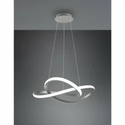 Luminaires Reality Éclairage Led|Suspension Reality Course LED Nickel mat, 1 lumière