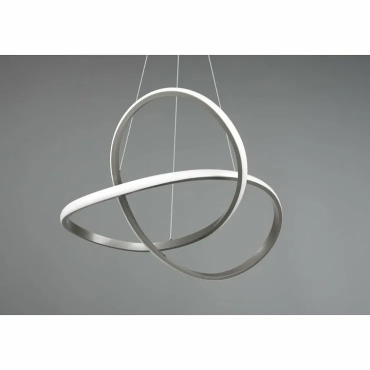 Luminaires Reality Éclairage Led|Suspension Reality Course LED Nickel mat, 1 lumière