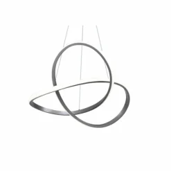 Luminaires Reality Éclairage Led|Suspension Reality Course LED Nickel mat, 1 lumière
