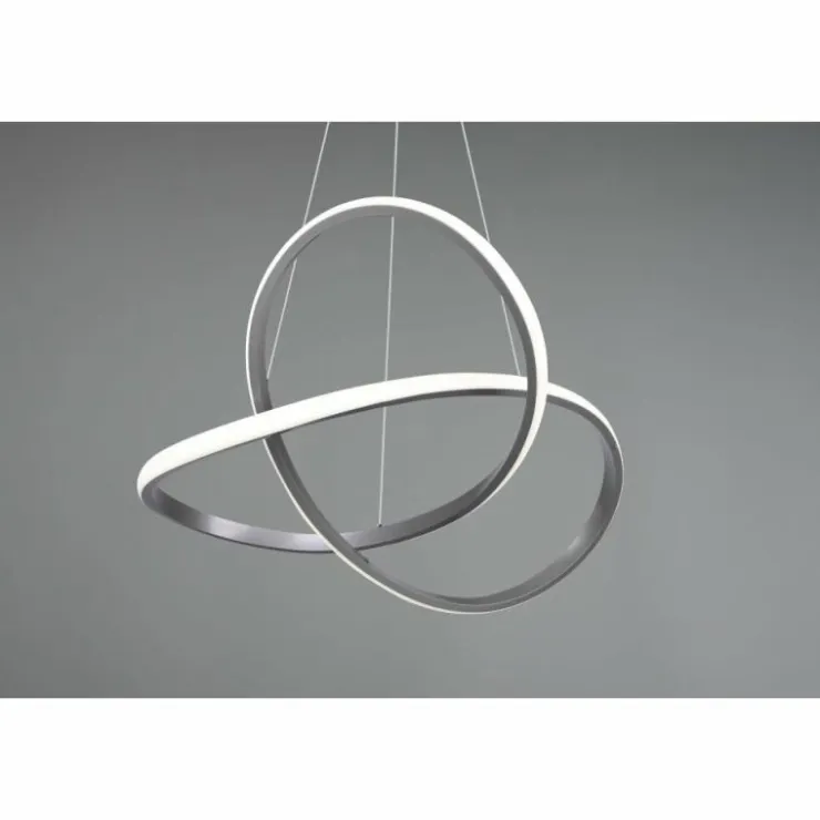 Luminaires Reality Éclairage Led|Suspension Reality Course LED Nickel mat, 1 lumière