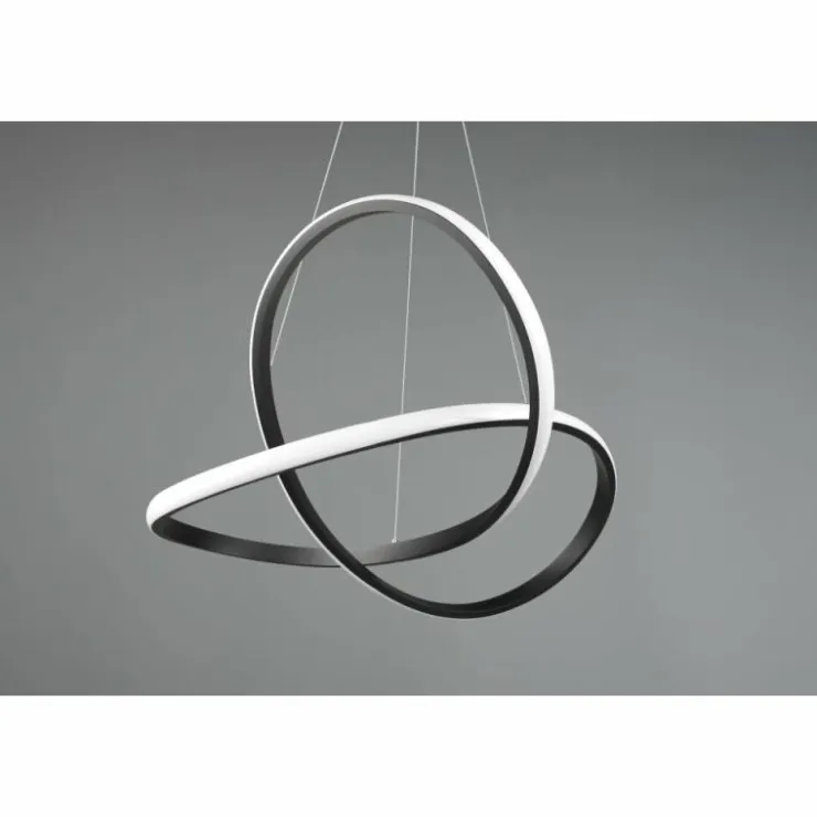 Luminaires Reality Éclairage Led|Suspension Reality Course LED Noir, 1 lumière