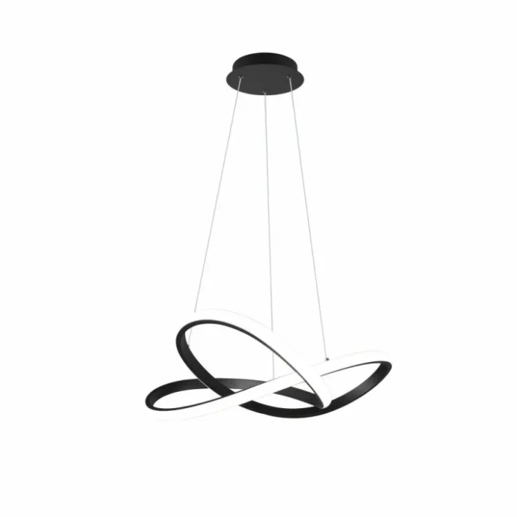 Luminaires Reality Éclairage Led|Suspension Reality Course LED Noir, 1 lumière