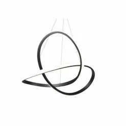 Luminaires Reality Éclairage Led|Suspension Reality Course LED Noir, 1 lumière