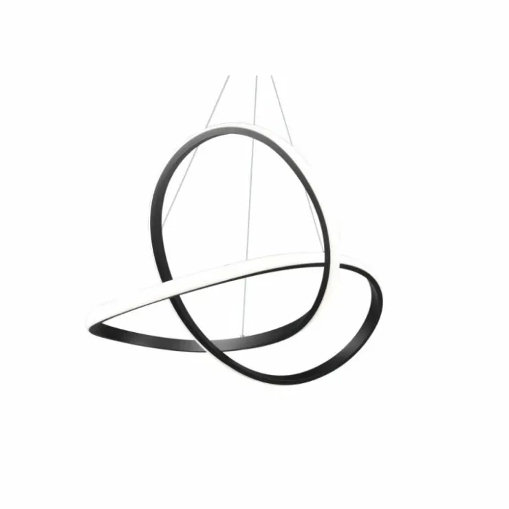 Luminaires Reality Éclairage Led|Suspension Reality Course LED Noir, 1 lumière