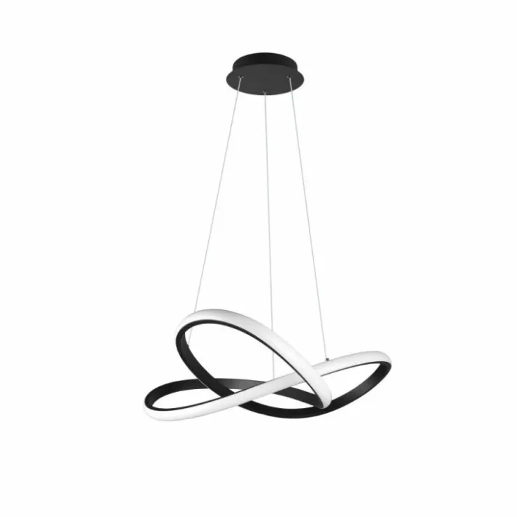 Luminaires Reality Éclairage Led|Suspension Reality Course LED Noir, 1 lumière