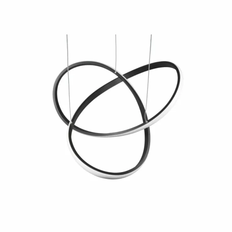 Luminaires Reality Éclairage Led|Suspension Reality Course LED Noir, 1 lumière