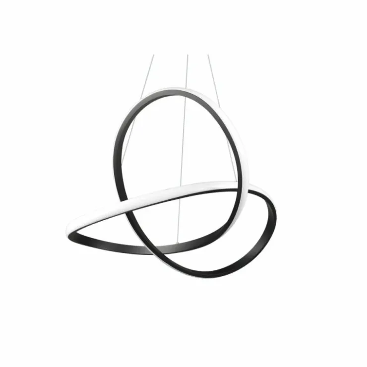 Luminaires Reality Éclairage Led|Suspension Reality Course LED Noir, 1 lumière