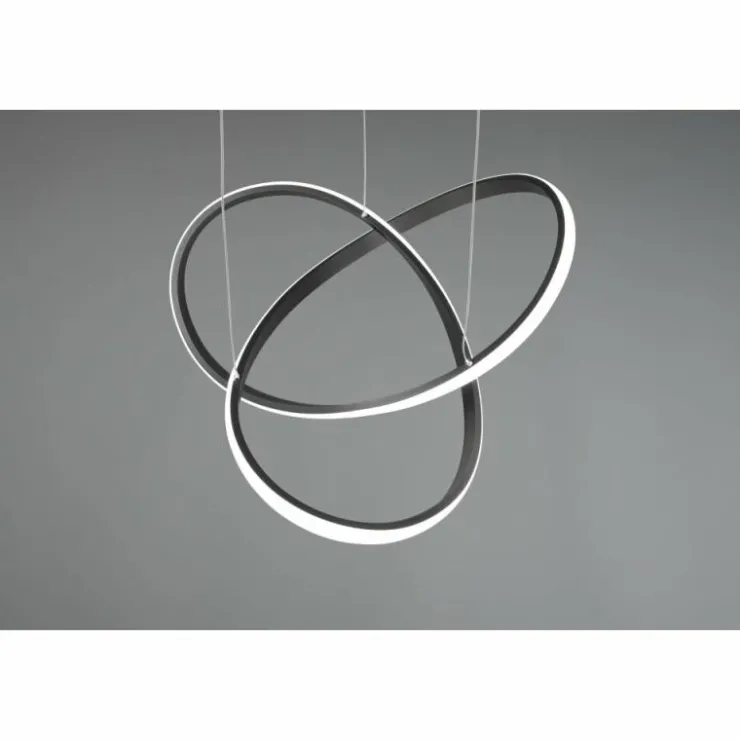 Luminaires Reality Éclairage Led|Suspension Reality Course LED Noir, 1 lumière
