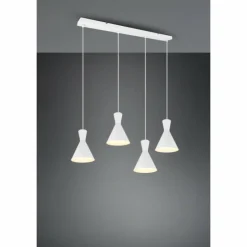 Luminaires Reality Suspensions|Suspension Reality Enzo Blanc, 4 lumières