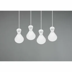 Luminaires Reality Suspensions|Suspension Reality Enzo Blanc, 4 lumières