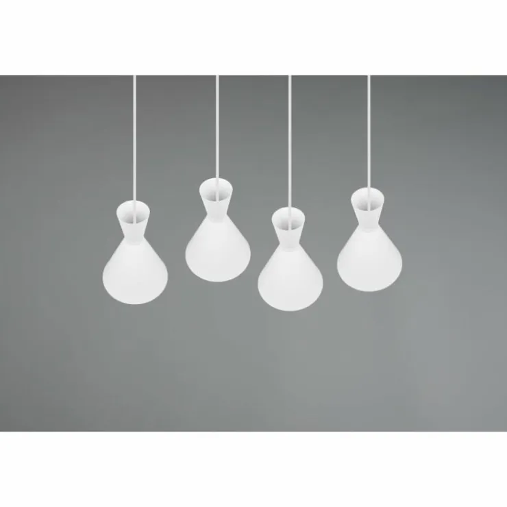 Luminaires Reality Suspensions|Suspension Reality Enzo Blanc, 4 lumières
