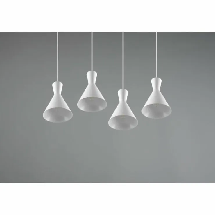 Luminaires Reality Suspensions|Suspension Reality Enzo Blanc, 4 lumières