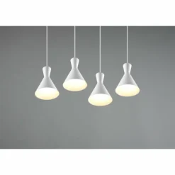Luminaires Reality Suspensions|Suspension Reality Enzo Blanc, 4 lumières