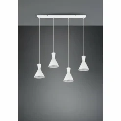 Luminaires Reality Suspensions|Suspension Reality Enzo Blanc, 4 lumières