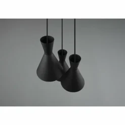 Luminaires Reality Suspensions|Suspension Reality Enzo Noir, 3 lumières