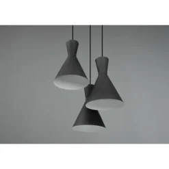 Luminaires Reality Suspensions|Suspension Reality Enzo Noir, 3 lumières