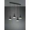 Luminaires Reality Suspensions|Suspension Reality Enzo Noir, 4 lumières