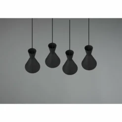 Luminaires Reality Suspensions|Suspension Reality Enzo Noir, 4 lumières