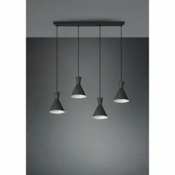 Luminaires Reality Suspensions|Suspension Reality Enzo Noir, 4 lumières