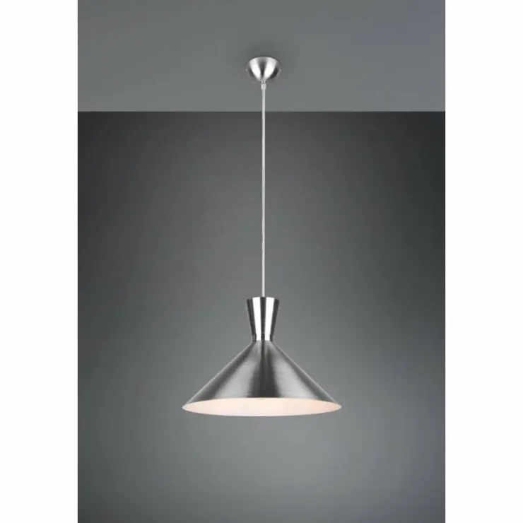 Luminaires Reality Suspensions|Suspension Reality Enzo Nickel mat, 1 lumière
