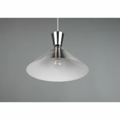 Luminaires Reality Suspensions|Suspension Reality Enzo Nickel mat, 1 lumière