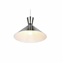 Luminaires Reality Suspensions|Suspension Reality Enzo Nickel mat, 1 lumière