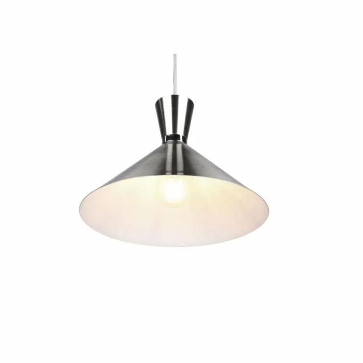 Luminaires Reality Suspensions|Suspension Reality Enzo Nickel mat, 1 lumière