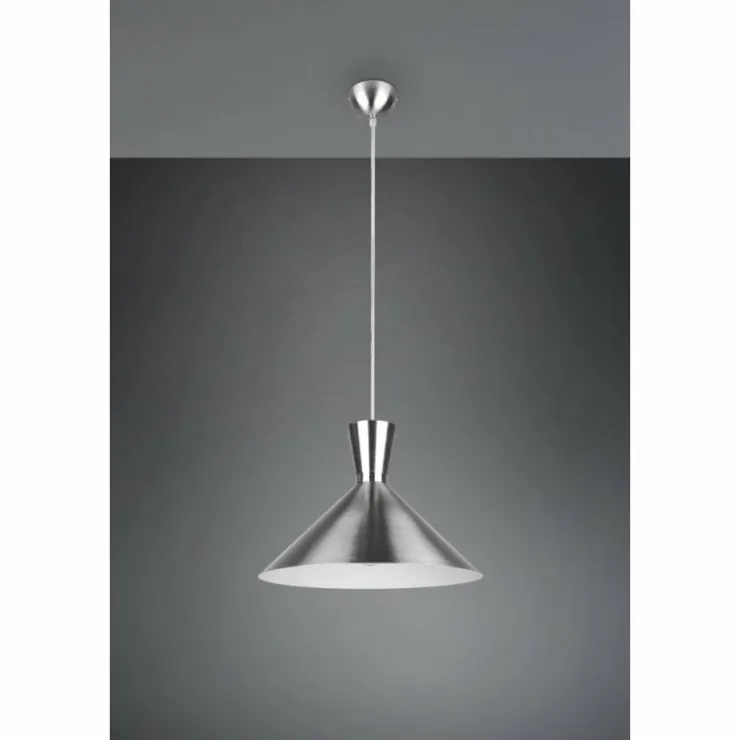 Luminaires Reality Suspensions|Suspension Reality Enzo Nickel mat, 1 lumière