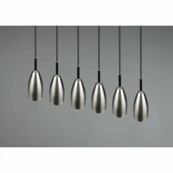 Luminaires Reality Suspensions|Suspension Reality Farin Nickel mat, 6 lumières