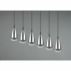 Luminaires Reality Suspensions|Suspension Reality Farin Nickel mat, 6 lumières