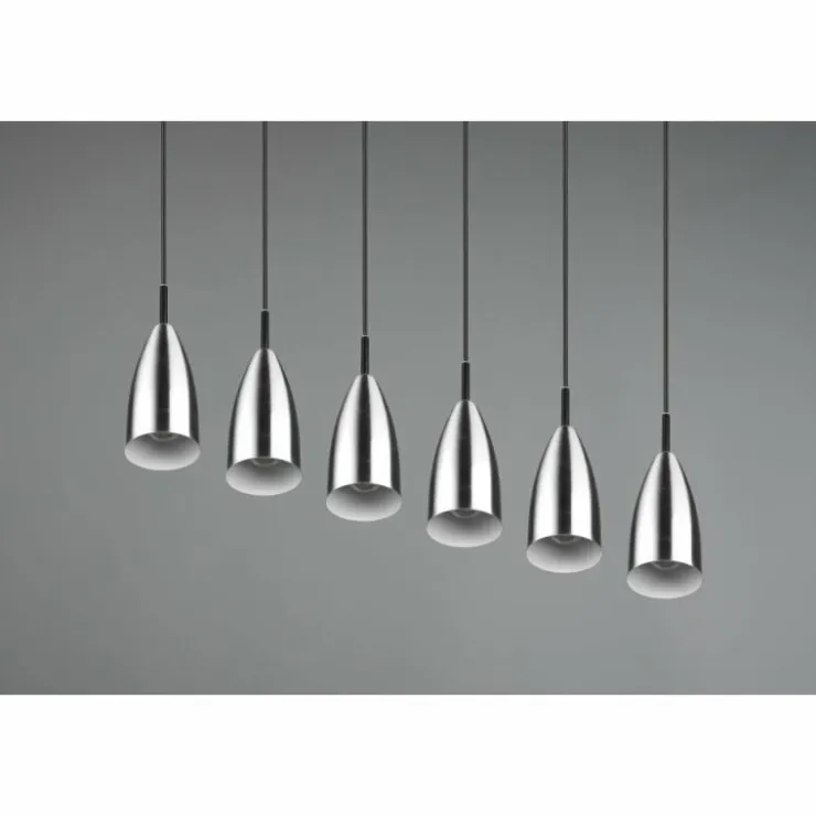 Luminaires Reality Suspensions|Suspension Reality Farin Nickel mat, 6 lumières