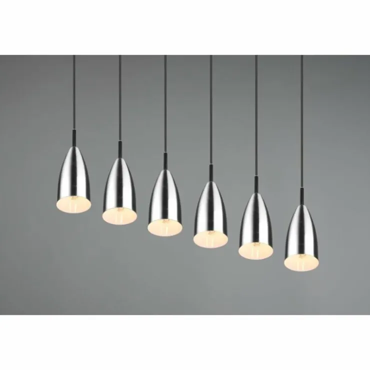 Luminaires Reality Suspensions|Suspension Reality Farin Nickel mat, 6 lumières