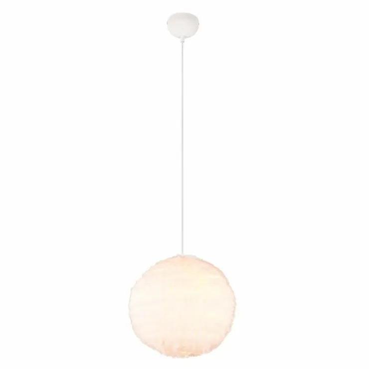 Luminaires Reality Suspensions|Suspension Reality FURRY Beige, 1 lumière