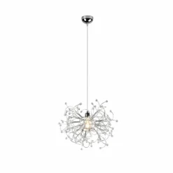 Luminaires Reality Suspensions|Suspension Reality Gloria Chrome, 1 lumière