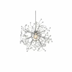 Luminaires Reality Suspensions|Suspension Reality Gloria Chrome, 1 lumière
