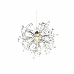 Luminaires Reality Suspensions|Suspension Reality Gloria Chrome, 1 lumière