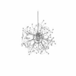 Luminaires Reality Suspensions|Suspension Reality Gloria Chrome, 1 lumière