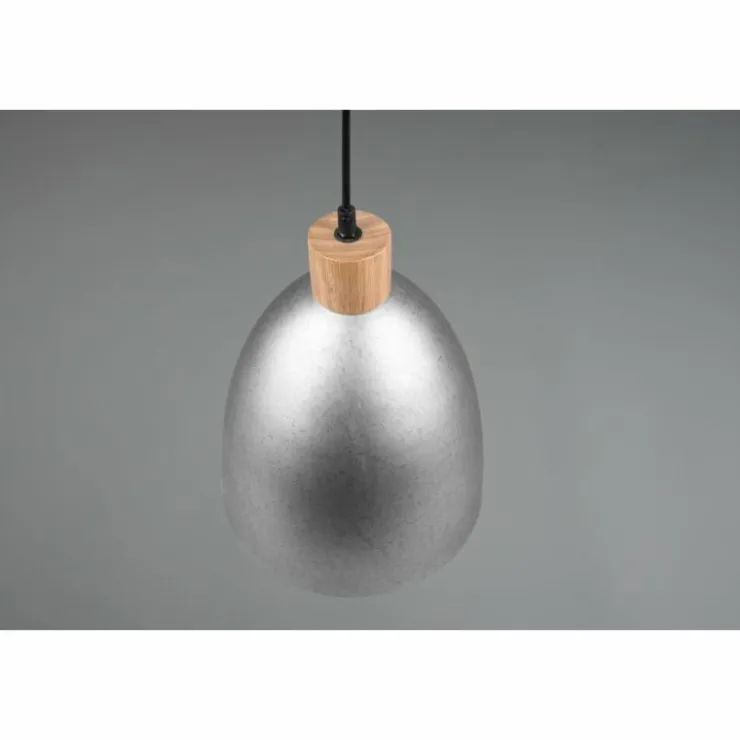 Luminaires Reality Suspensions|Suspension Reality Jagger Brun foncé, Nickel mat, 1 lumière