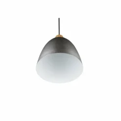 Luminaires Reality Suspensions|Suspension Reality Jagger Brun foncé, Nickel mat, 1 lumière