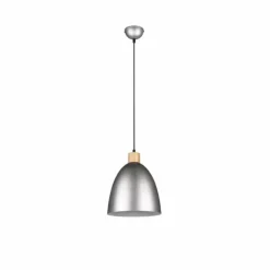 Luminaires Reality Suspensions|Suspension Reality Jagger Brun foncé, Nickel mat, 1 lumière