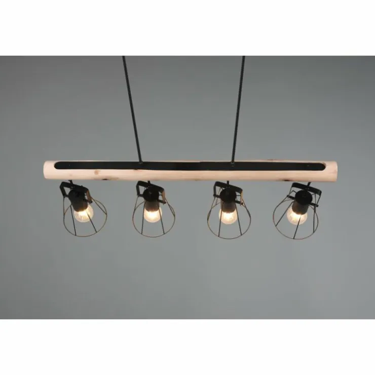 Luminaires Reality Suspensions|Suspension Reality Jaipur Noir, 4 lumières
