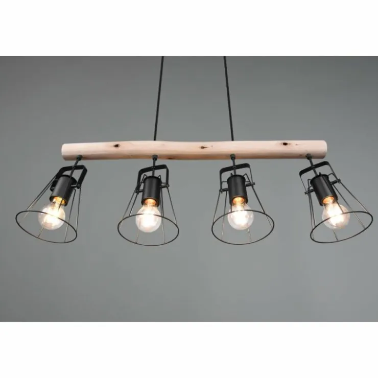 Luminaires Reality Suspensions|Suspension Reality Jaipur Noir, 4 lumières