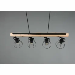 Luminaires Reality Suspensions|Suspension Reality Jaipur Noir, 4 lumières