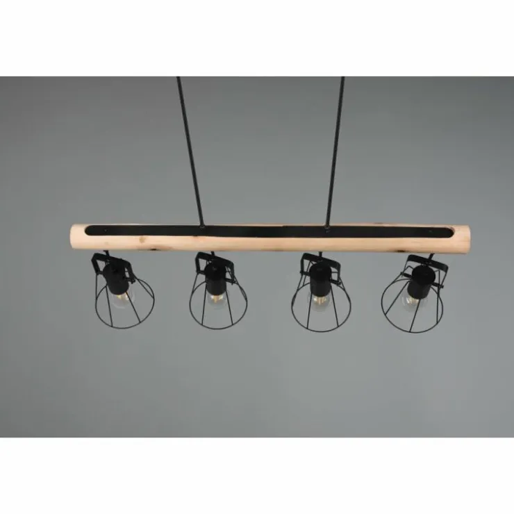Luminaires Reality Suspensions|Suspension Reality Jaipur Noir, 4 lumières
