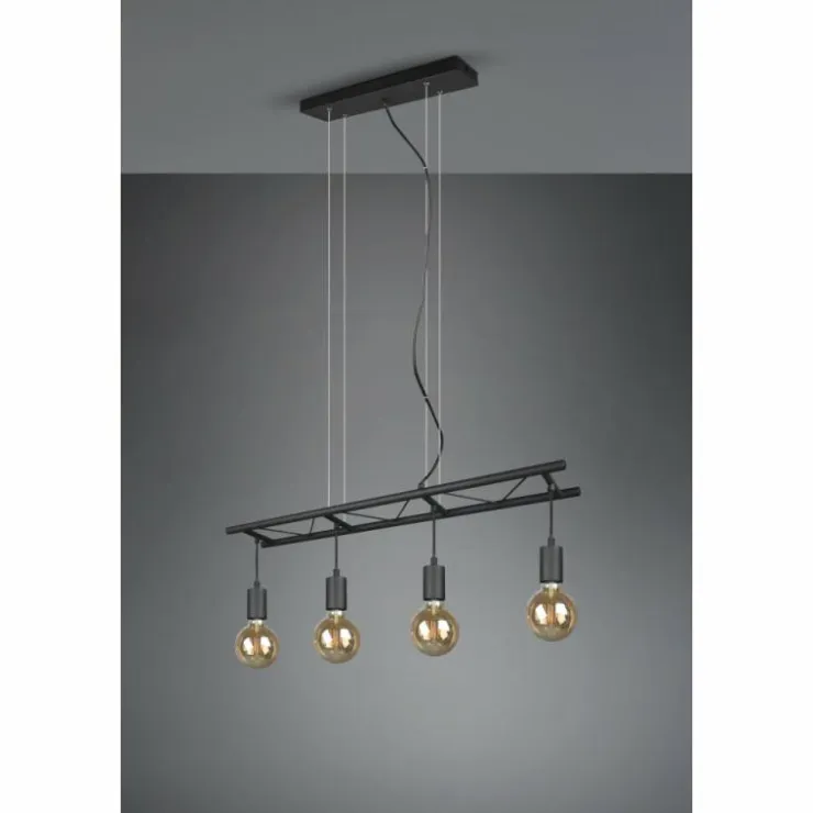 Luminaires Reality Suspensions|Suspension Reality Ladder Noir, 4 lumières