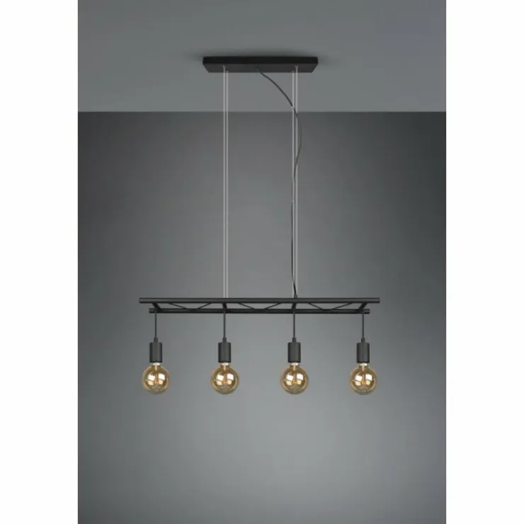 Luminaires Reality Suspensions|Suspension Reality Ladder Noir, 4 lumières