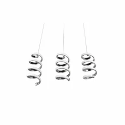 Luminaires Reality Éclairage Led|Suspension Reality Laola LED Chrome, 3 lumières